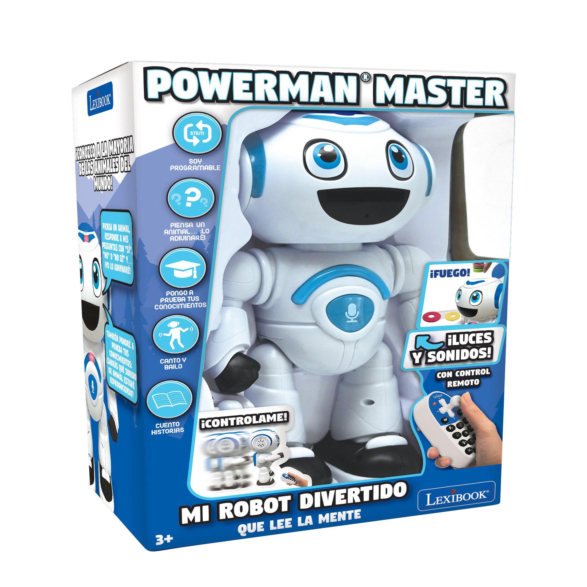 Voir la diapositive 6 : Lexibook POWERMAN MASTER Robot Programmable (Espagnol)