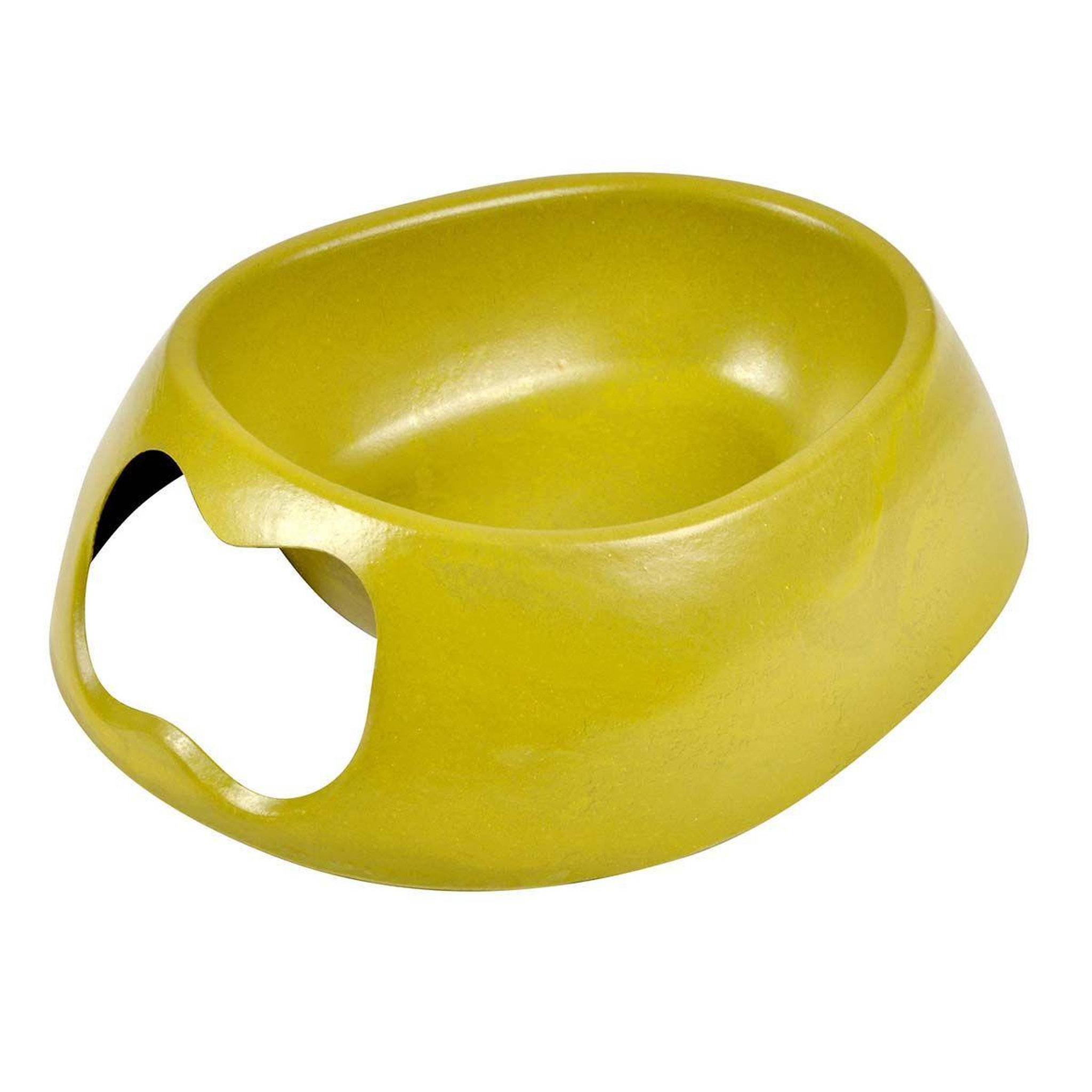 HOMEA Gamelle pour chien & chat  bambou  22cm vert
