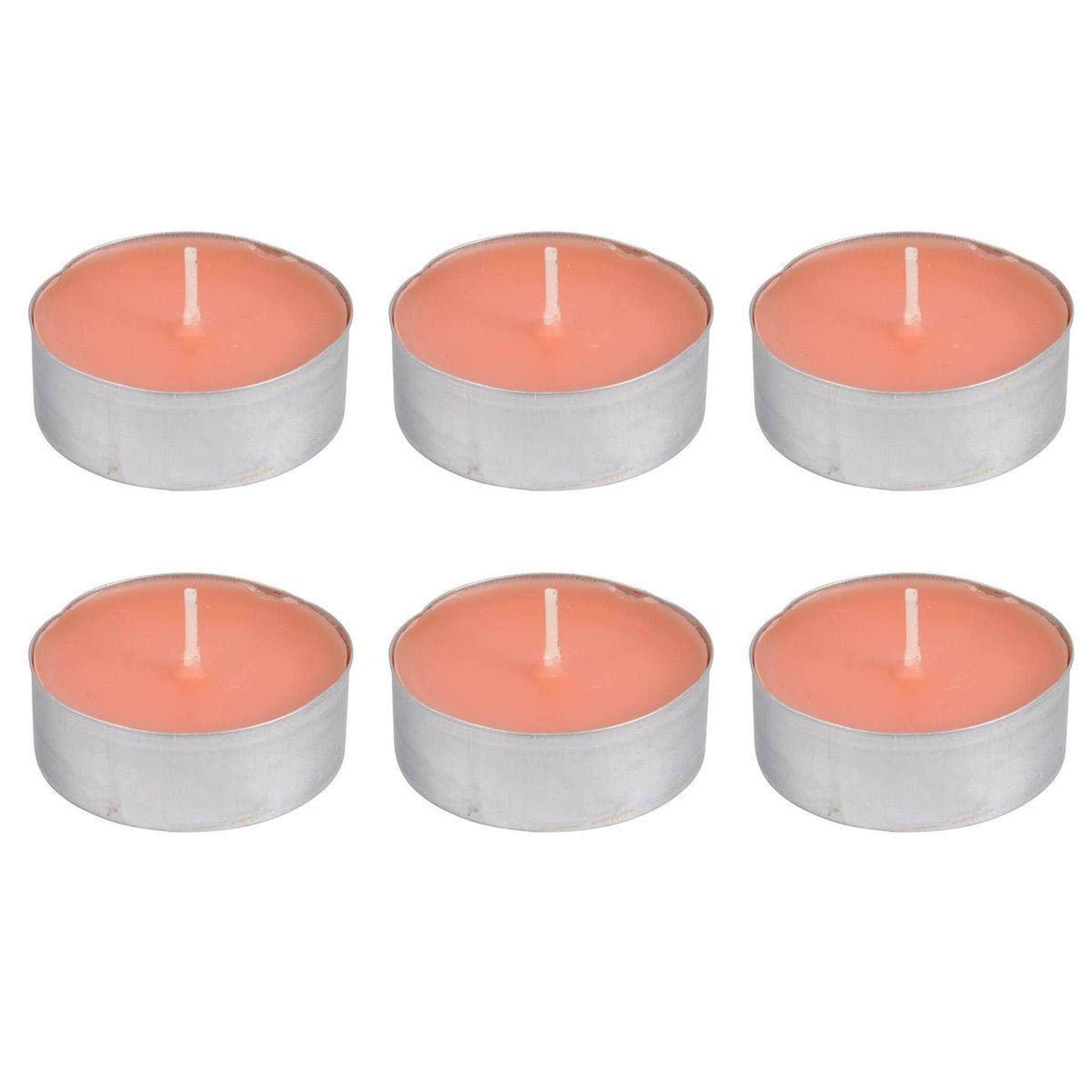 Voir la diapositive 1 : HOMEA Lot de 6 Bougies Chauffe-Plat  Essentiel  5,5cm Mangue