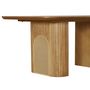 Voir la diapositive 6 : LISA DESIGN Milazzo - table basse - bois plaqué chêne et cannage - 120 cm