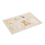 Atmosphera Kids Puzzle Bébé 6 Pièces  Animaux  30cm Naturel