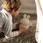 Voir la diapositive 3 : Lumisky Veilleuse bébé lapin sans fil touch LED BUNNY Blanc Silicone H19CM