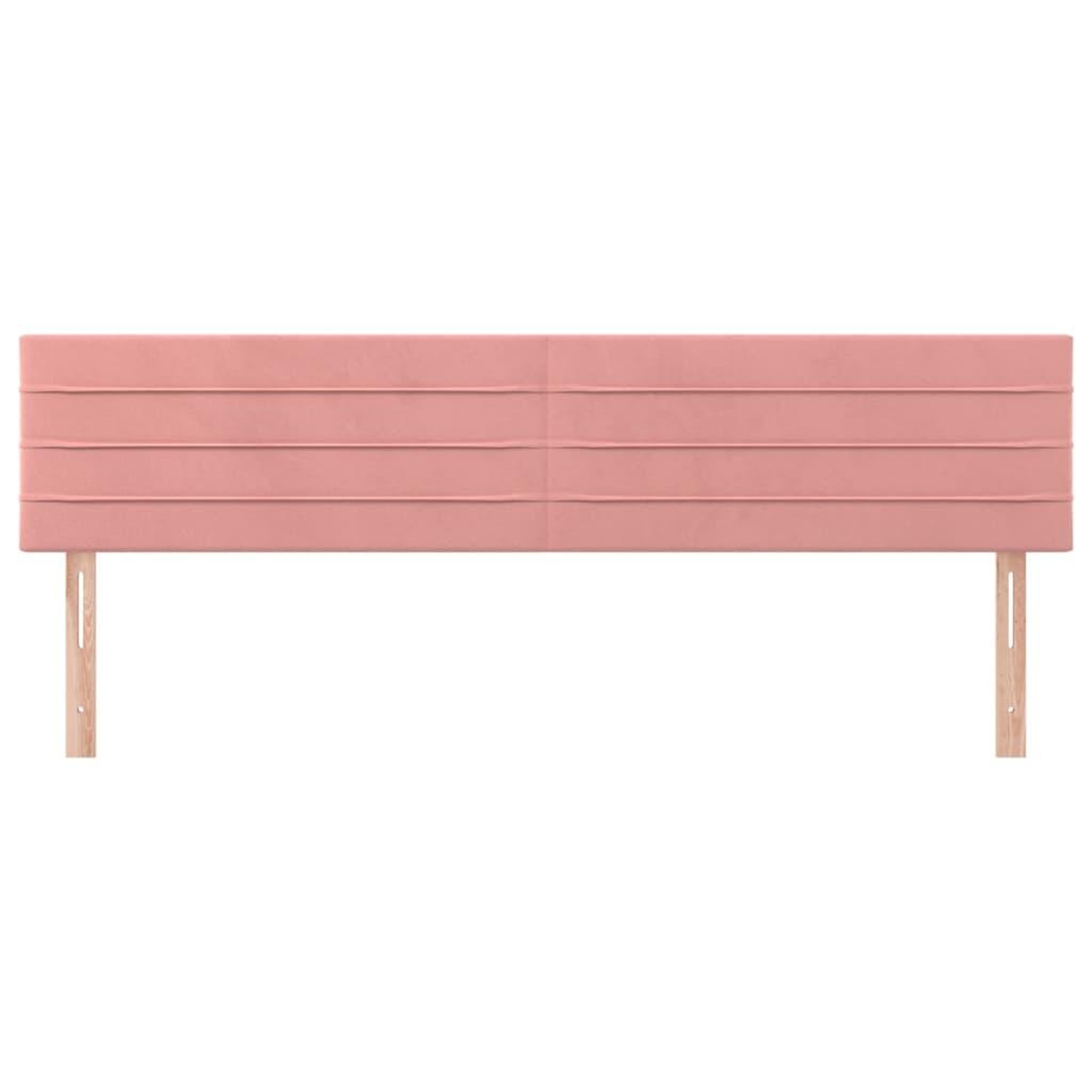 Voir la diapositive 3 : VIDAXL Tetes de lit 2 pcs Rose 80x5x78/88 cm Velours