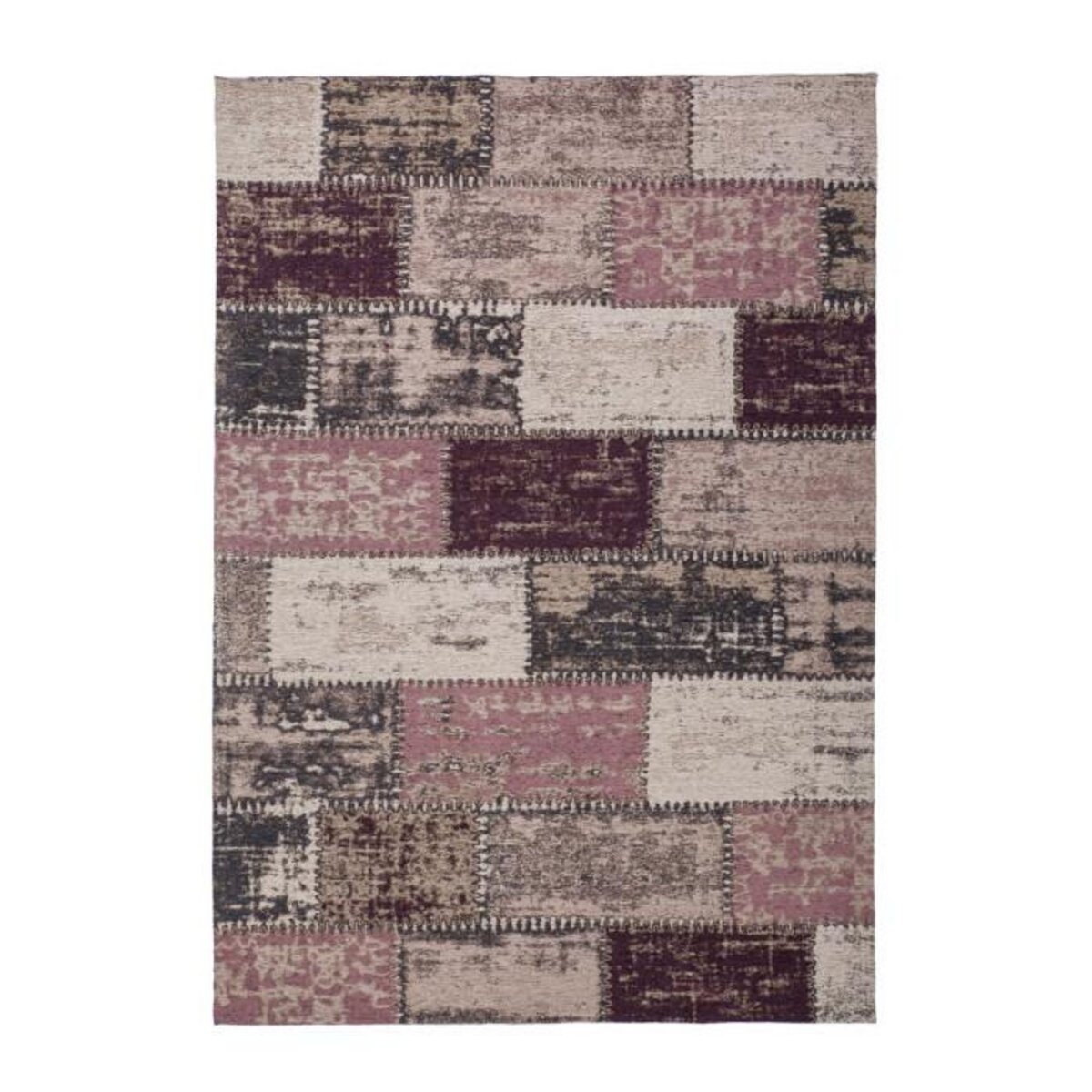 Paris Prix Tapis Patchwork Fait Main  Ballerina  Lila