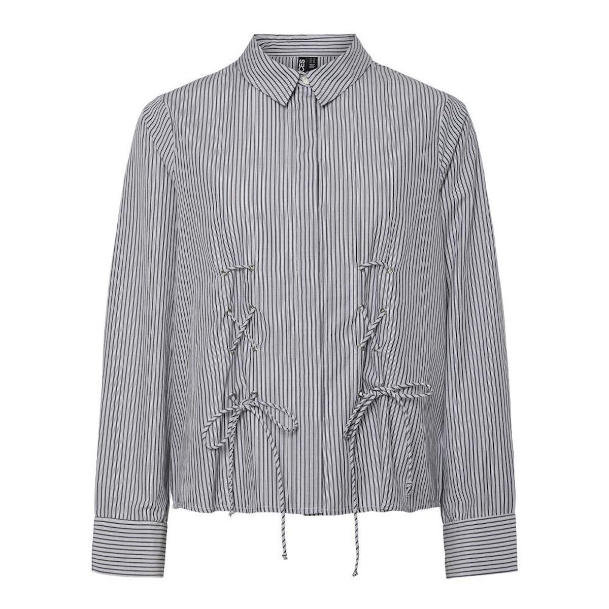 Pieces Chemise  à Rayures Femme Pieces Fabriella