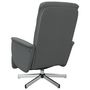 Voir la diapositive 5 : VIDAXL Fauteuil inclinable de massage et repose-pieds gris fonce tissu
