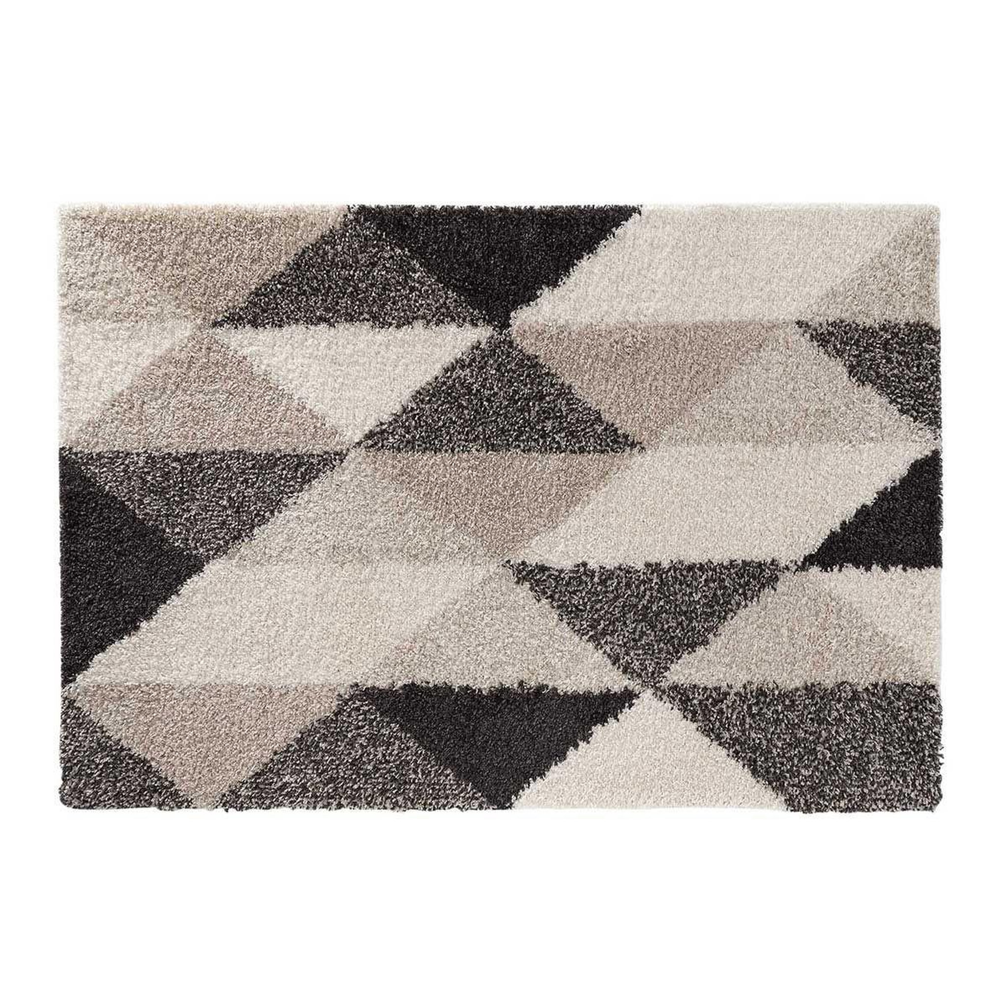 Douceur d'Intérieur Tapis déco imprimé  prism  60x110cm multicolore