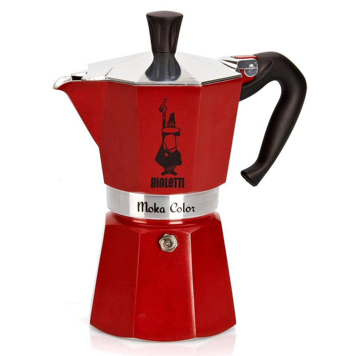 BIALETTI Cafetière italienne 6 tasses rouge - 0004943