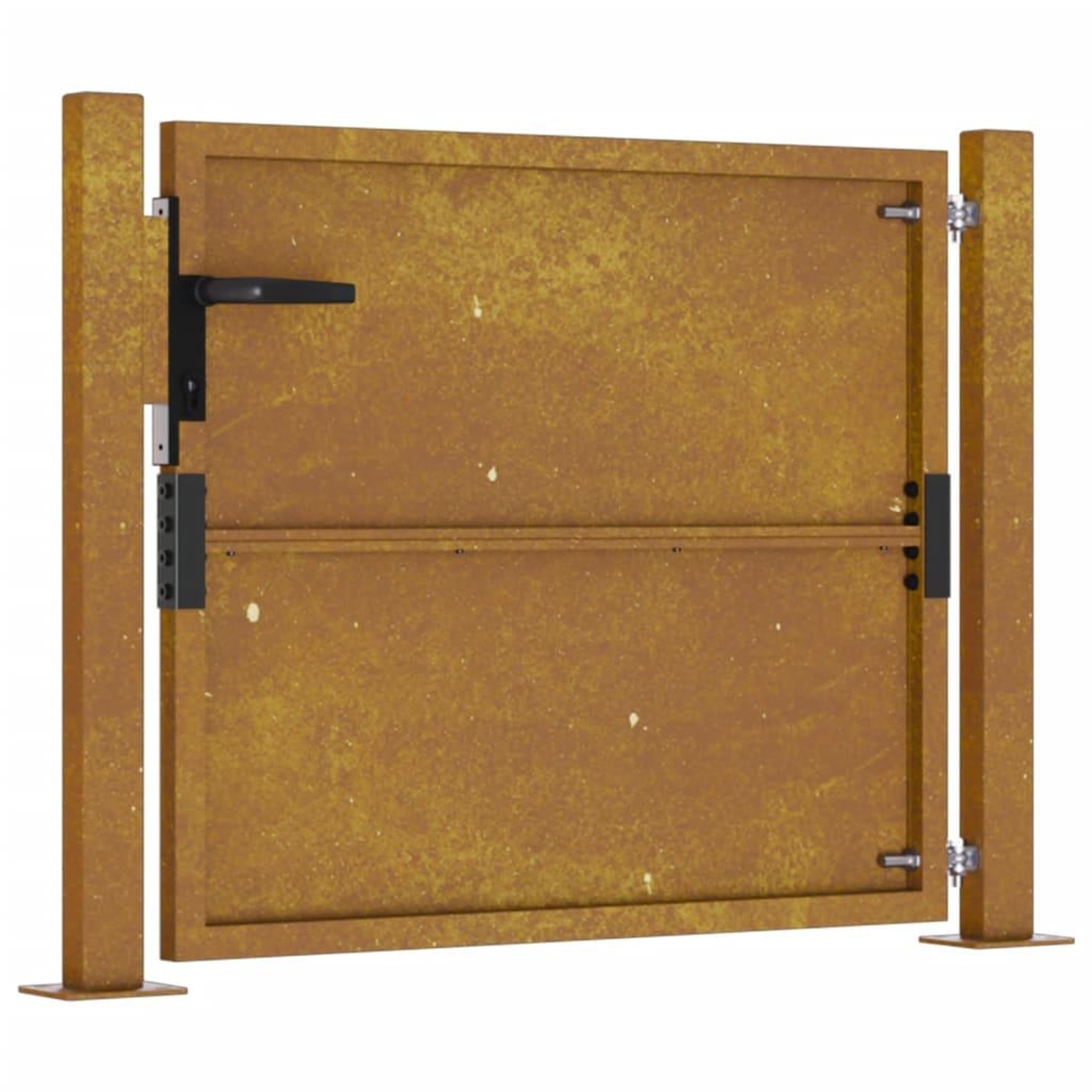 Voir la diapositive 5 : VIDAXL Portail de jardin 105x80 cm acier corten