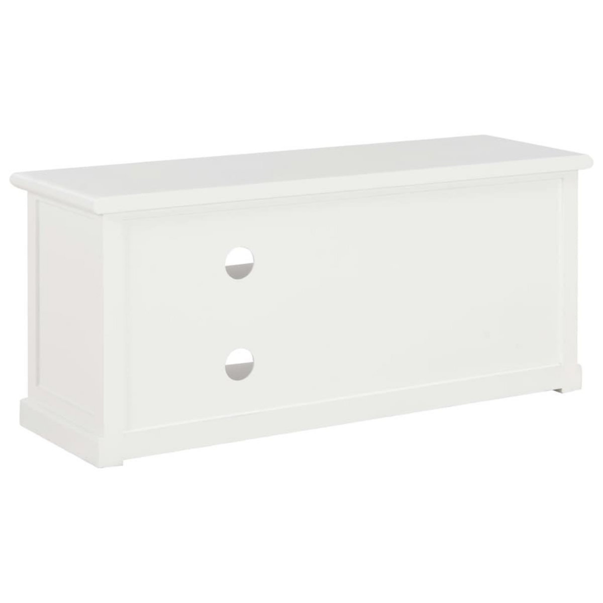 VIDAXL Meuble TV Blanc 90x30x40 cm Bois