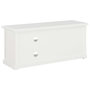 Voir la diapositive 5 : VIDAXL Meuble TV Blanc 90x30x40 cm Bois