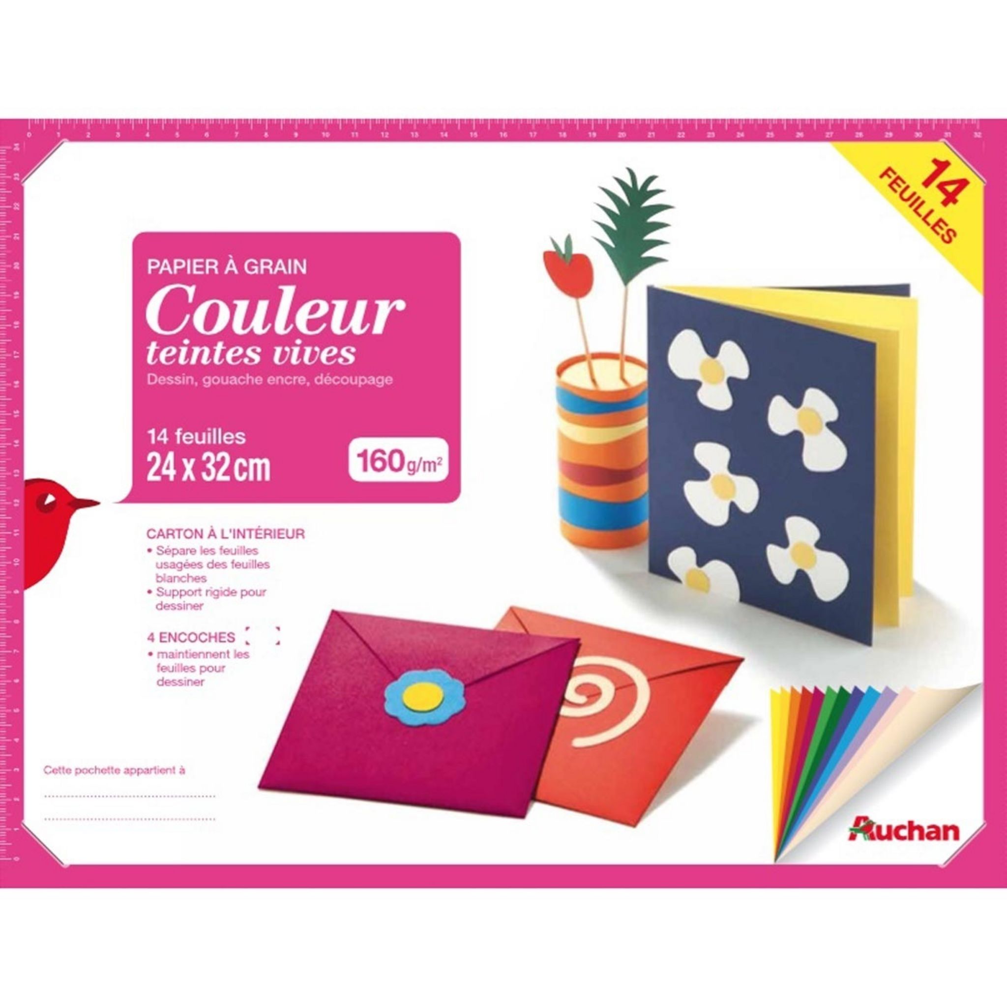 Papier Canson Blanc Pochette Papier Dessin Canson C 24x32cm 12