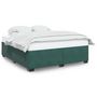 Voir la diapositive 2 : VIDAXL Cadre de lit sans matelas vert fonce 180x200 cm velours