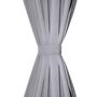 Voir la diapositive 4 : VIDAXL Rideau occultant avec œillets metalliques 270 x 245 cm Gris