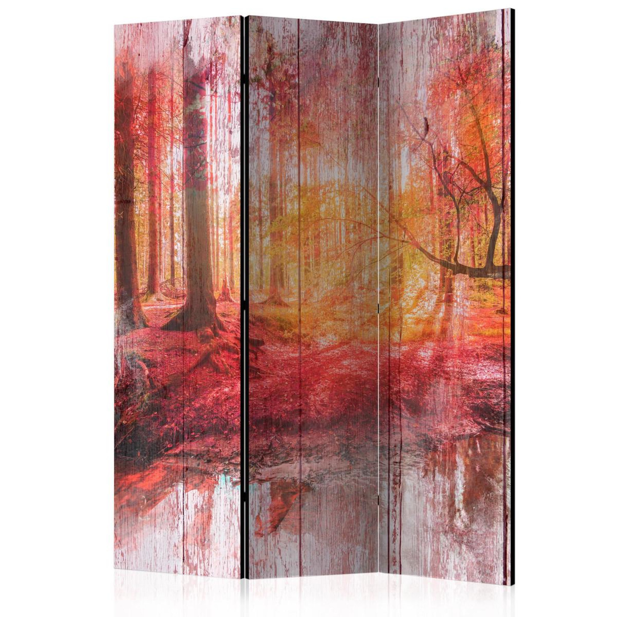 Paris Prix Paravent 3 volets  autumnal forest  135x172cm
