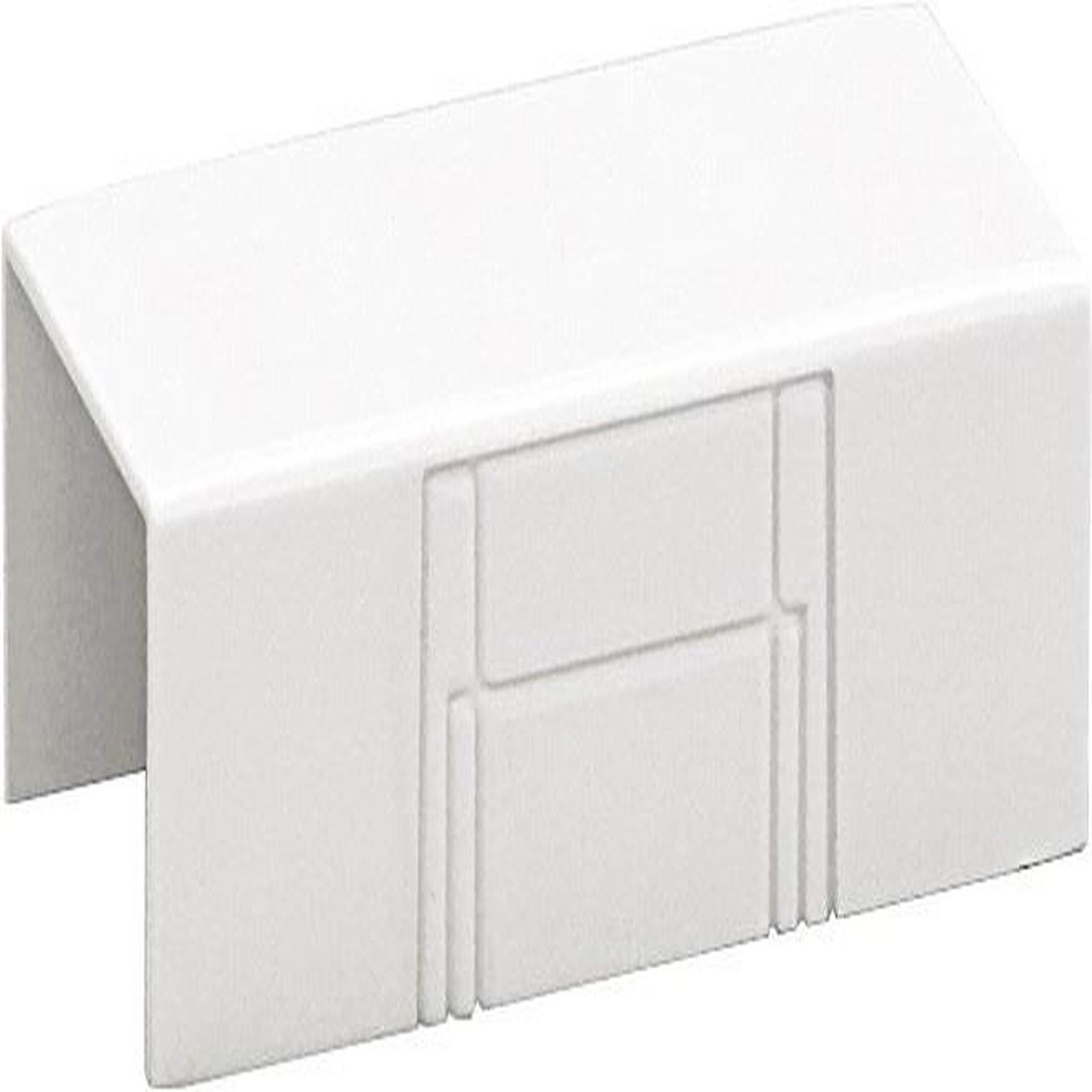 CENTRALE BRICO Lot de 2 tés blanc pour moulure, H. 1.8 x P.1.8 cm