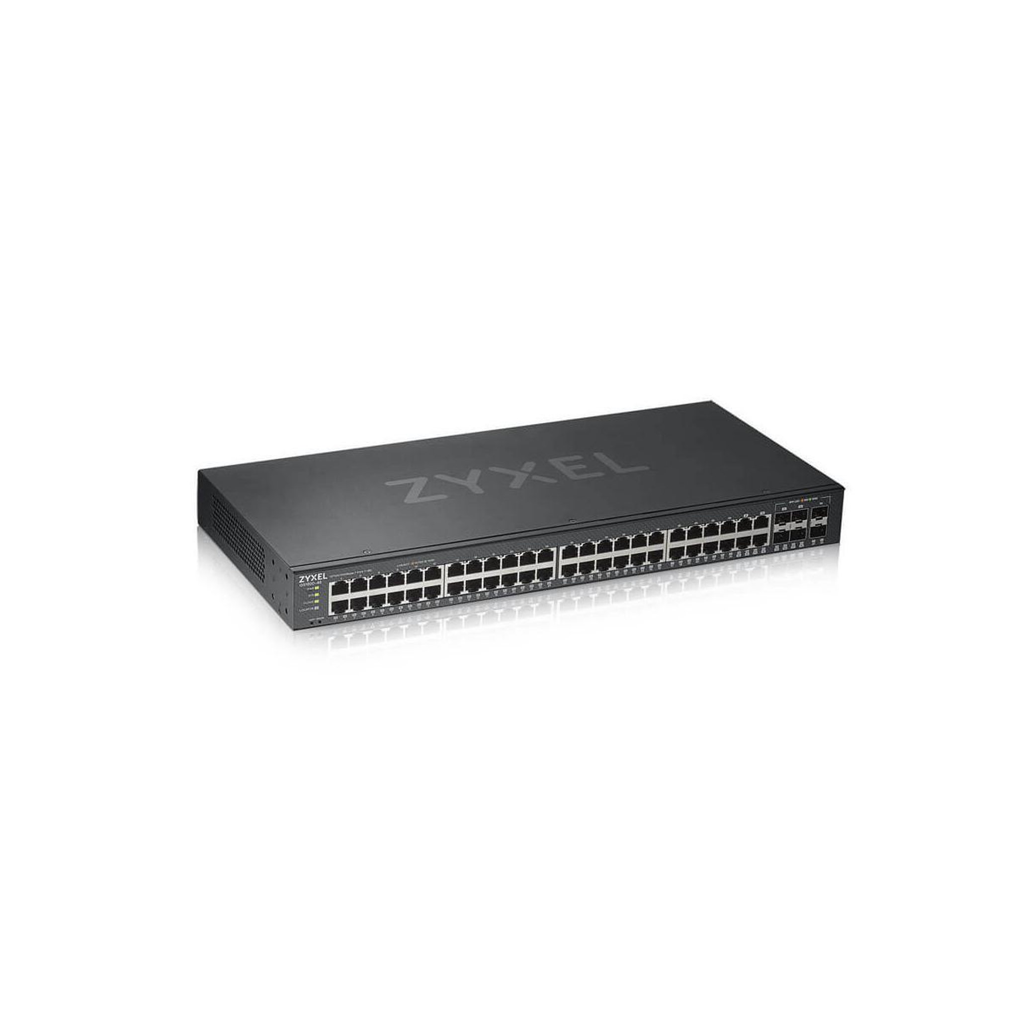 Voir la diapositive 2 : Zyxel Switch Zyxel GS1920-48v2 Smart 48 ports 10/100/1000 + 4 Kombi-Gigabit-SFP + 2 Gigabit SFP