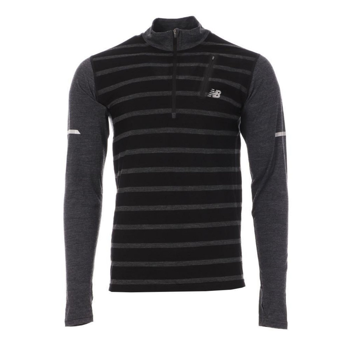 NEW BALANCE Sweat 1/2 Zip Noir/ Homme New Balance MT63206