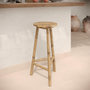 Voir la diapositive 2 : Rendez vous déco Tabouret de bar extérieur en bambou 74 cm-Eli