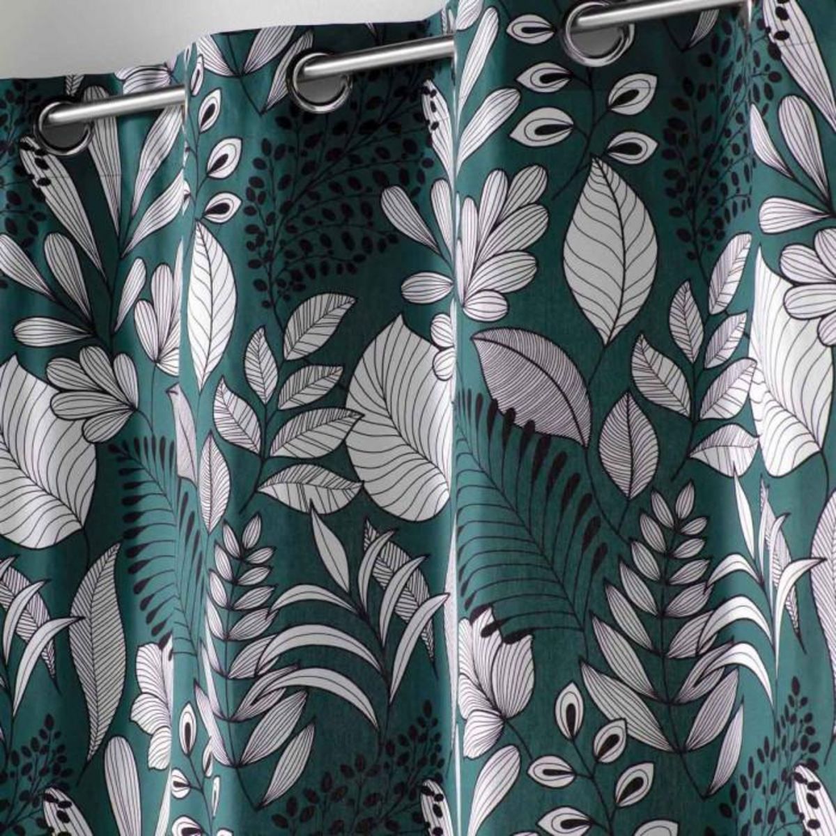 Paris Prix Rideau à Œillets Imprimé  Panabel  140x240cm Bleu