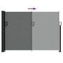Voir la diapositive 5 : VIDAXL Auvent lateral retractable anthracite 140x500 cm