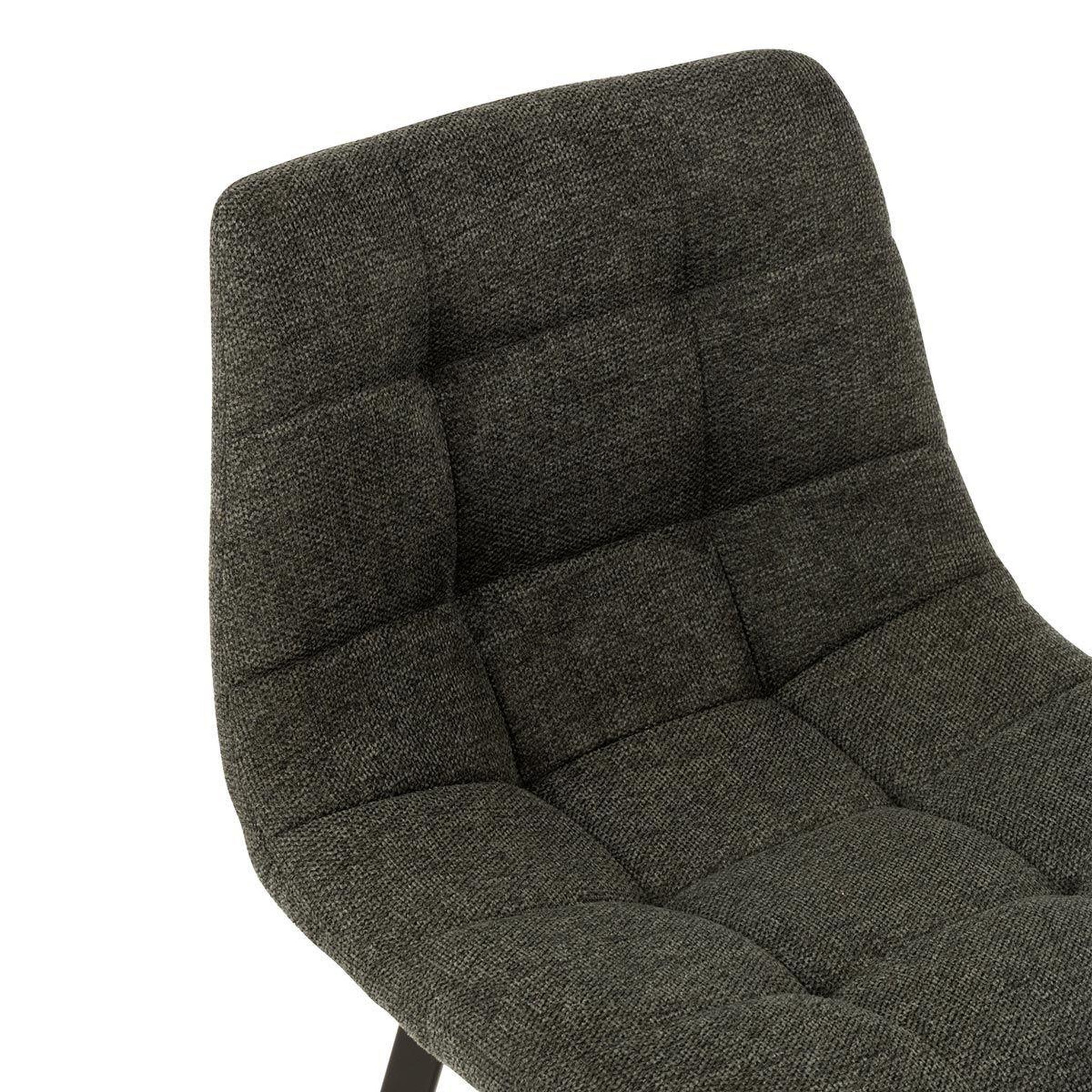Voir la diapositive 5 : J-LINE Chaise de Bar Design  Stéphane  95cm Gris Foncé