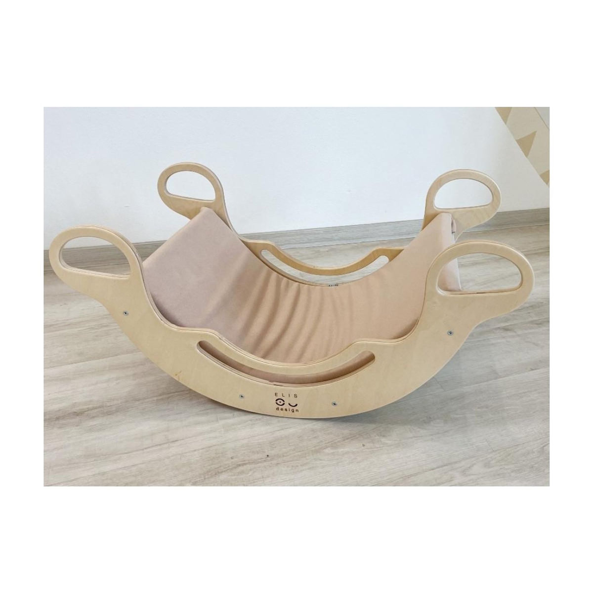 ELIS DESIGN Housse textile pour Rocker Montessori- Avec élasthanne - beige
