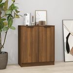 VIDAXL Buffet chene marron 60x30x70 cm Bois d'ingenierie