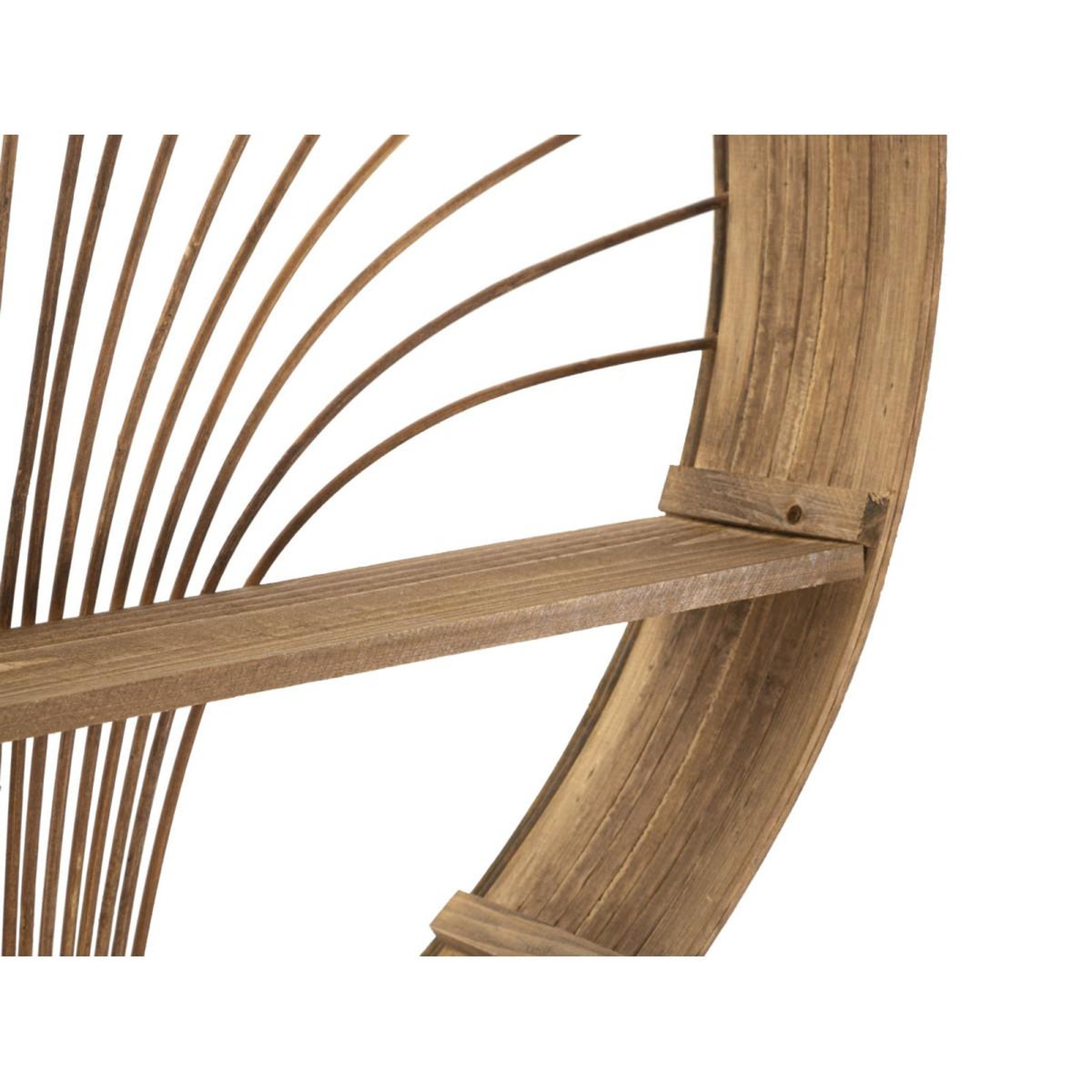 Voir la diapositive 2 : Paris Prix Étagère murale déco  fuji  76cm naturel
