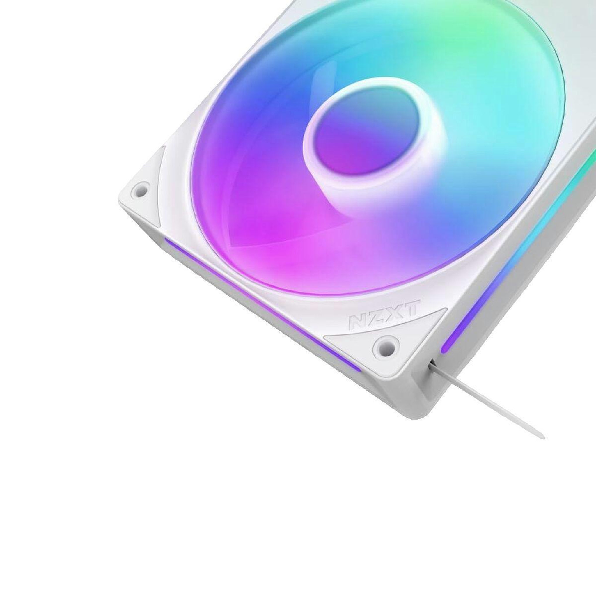Voir la diapositive 3 : NZXT Ventilateur NZXT F240 RGB Core Blanc