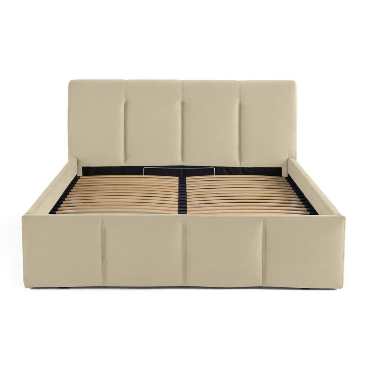 LISA DESIGN Elysia - lit coffre - 140x190 - en velours - sommier inclus