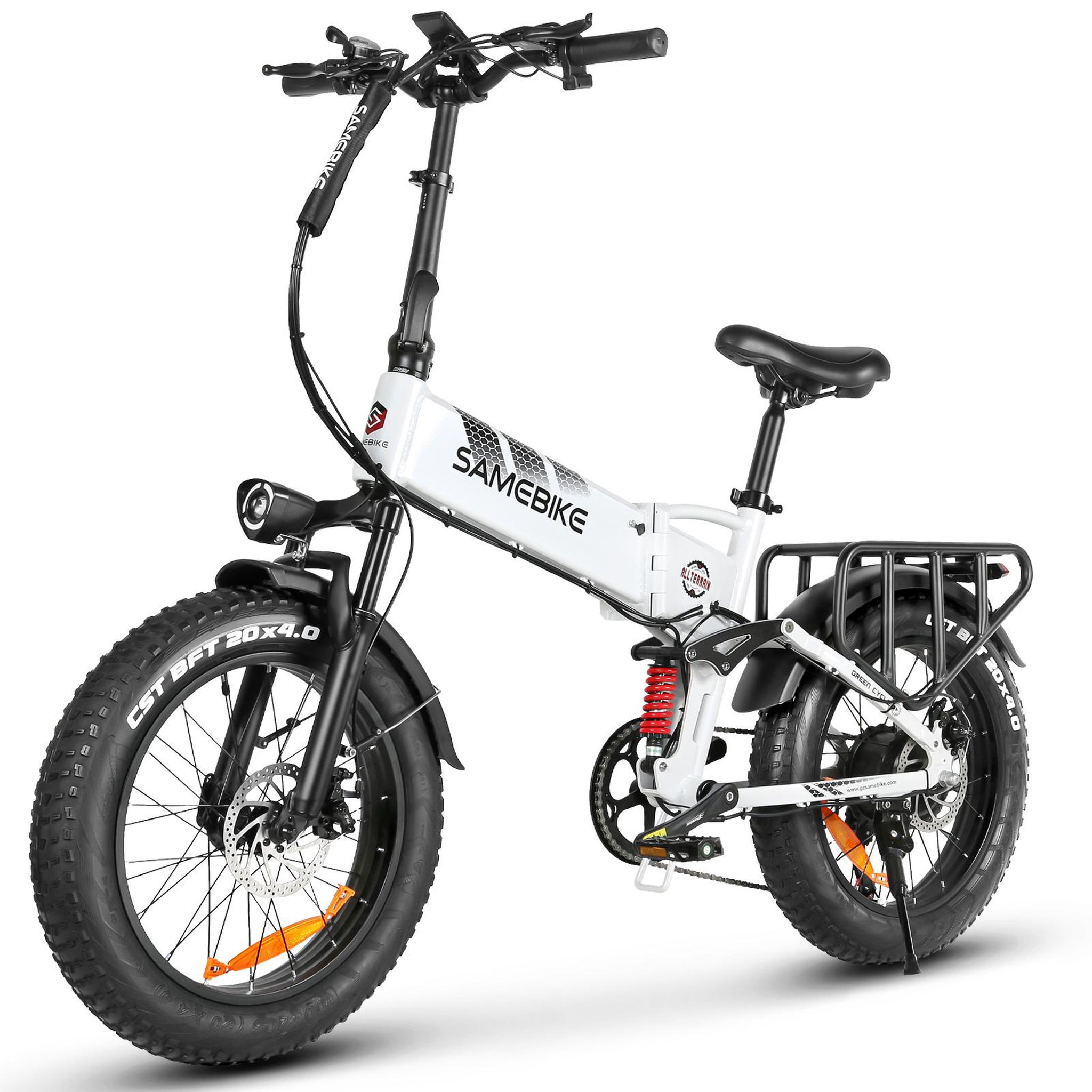 Voir la diapositive 3 : SAMEBIKE Vélo électrique pliable SameBike RS-A02 Pro