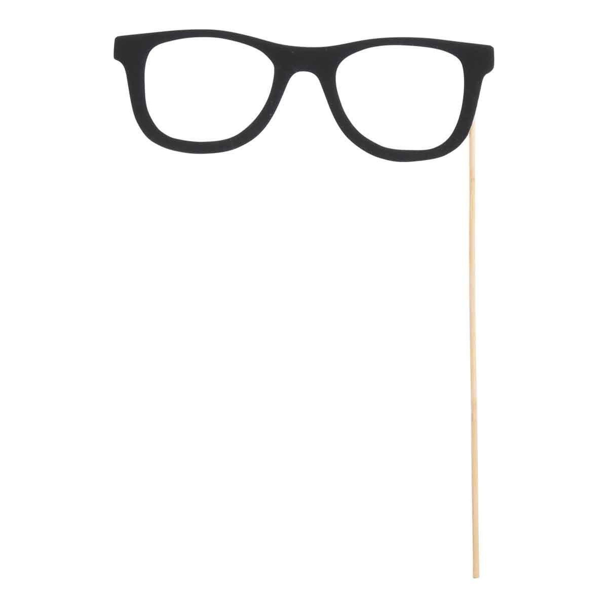 Voir la diapositive 4 : HOMEA Lot de 12 accessoires pour photobooth  pic  noir