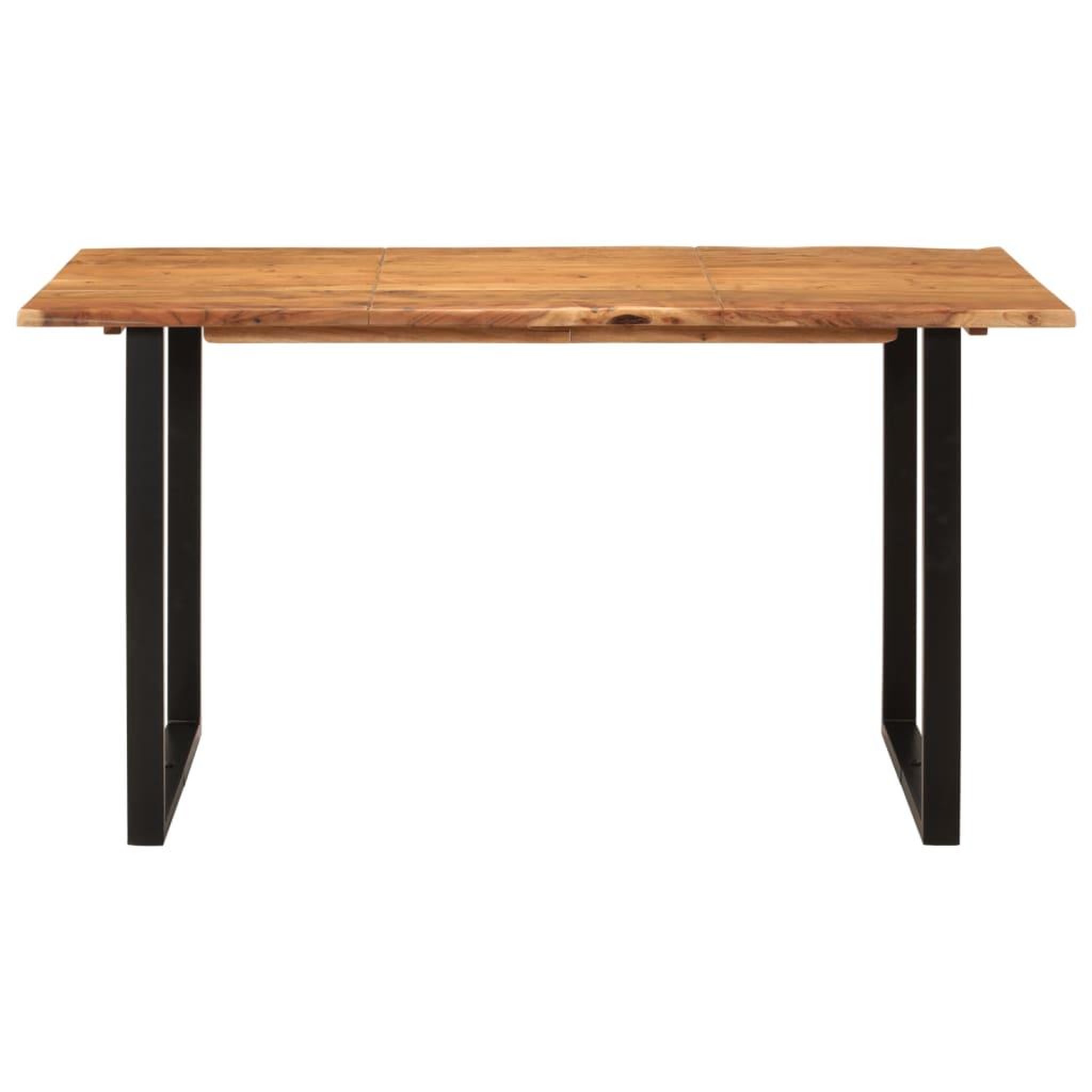 Voir la diapositive 2 : VIDAXL Table de salle a manger 140x70x76 cm Bois d'acacia solide