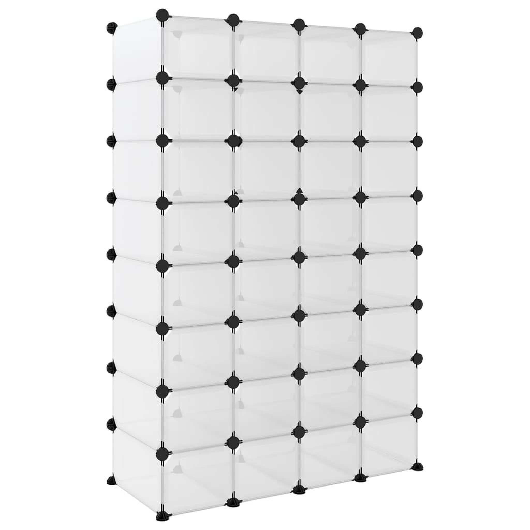 Voir la diapositive 5 : VIDAXL Etagere a chaussures Transparent 93x36,5x140 cm PP