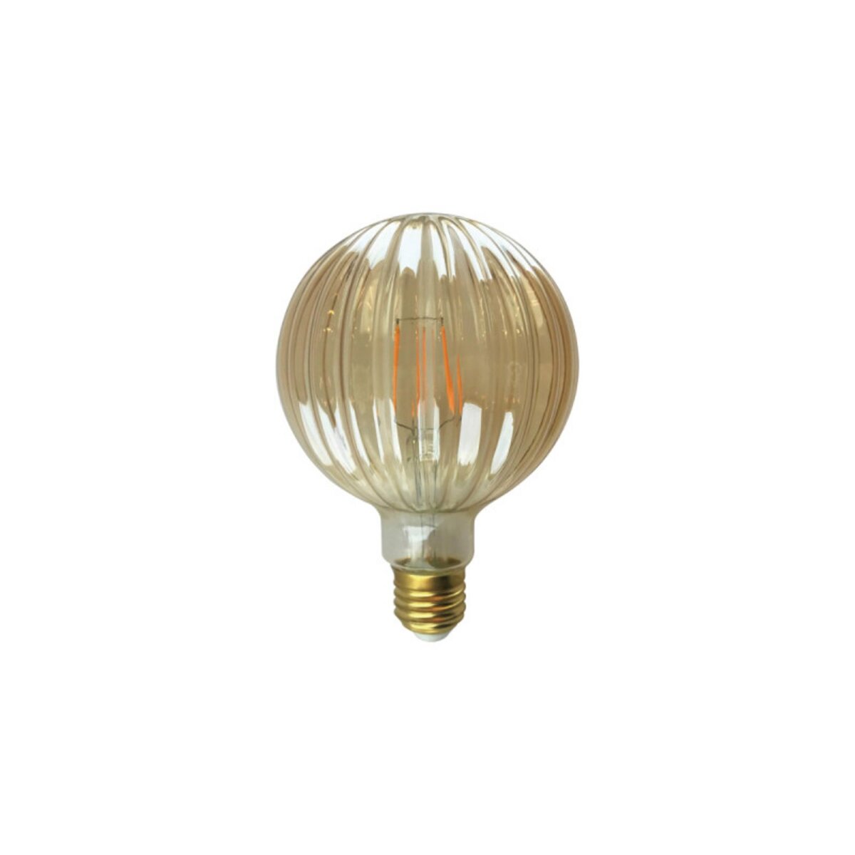  Ampoule LED striée ambrée XXCELL - 6 W - 500 lumens - 2700 K - E27