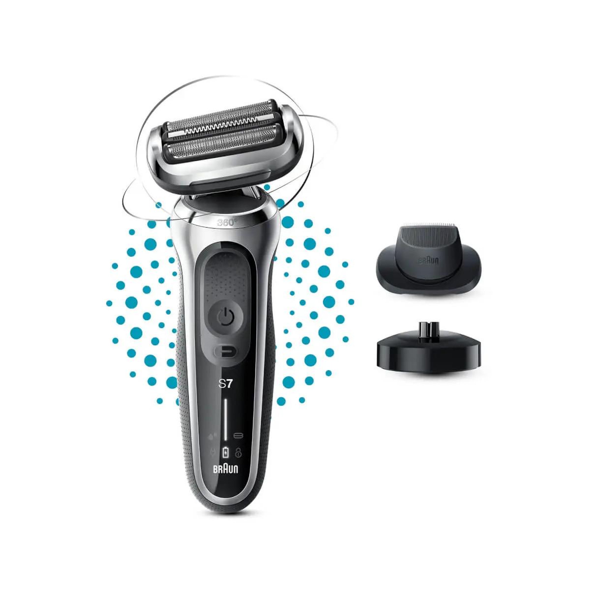 Voir la diapositive 3 : BRAUN Braun series 7 71-s4200cs rasoir à grille tondeuse noir