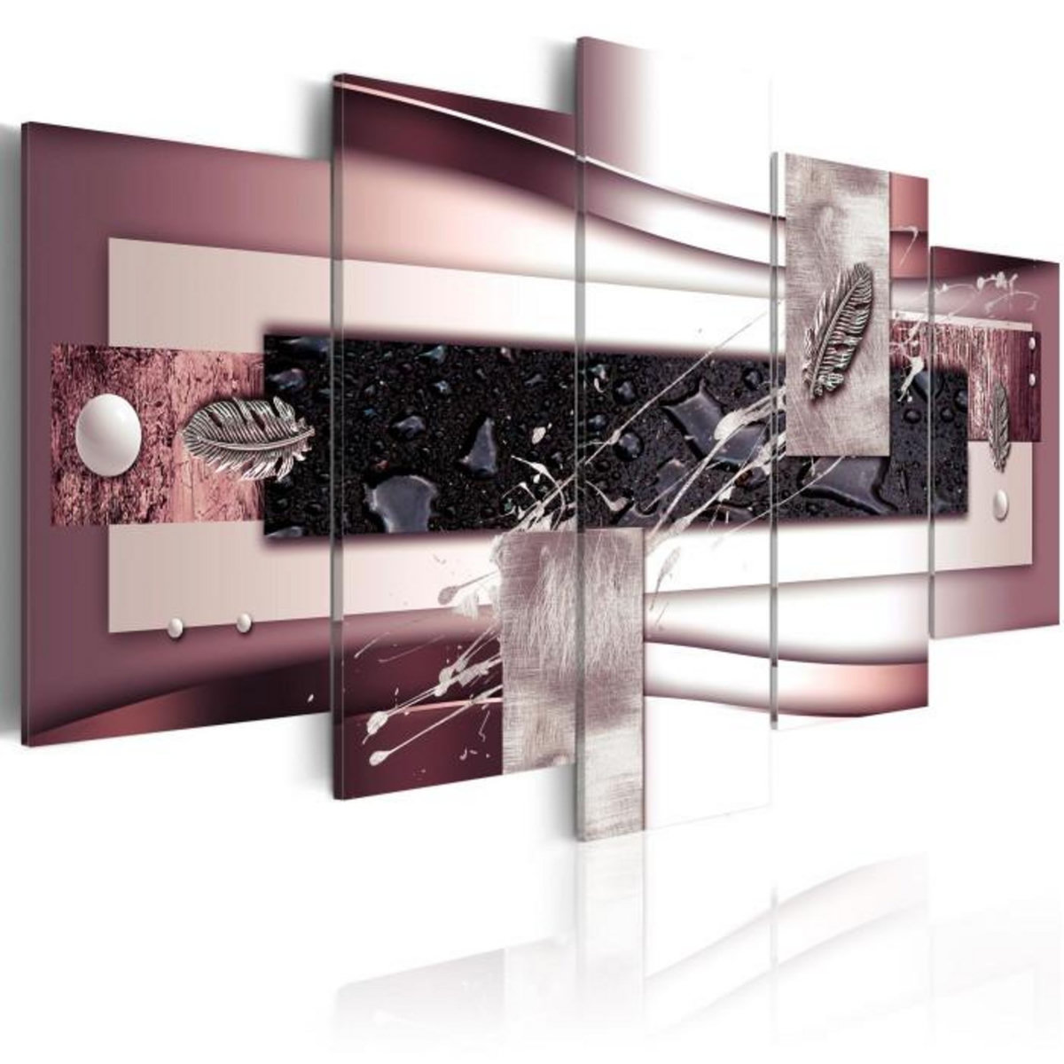 Paris Prix Tableau Imprimé  Burgundy Harmony