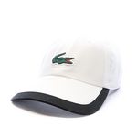 Lacoste Casquette he Mixte Lacoste RK5398. Coloris disponibles : Blanc