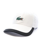 Lacoste Casquette he Mixte Lacoste RK5398. Coloris disponibles : Blanc