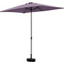 Voir la diapositive 1 : Habitat et Jardin Parasol rectangulaire inclinable  Sol 2  - 2 x 3 m - Violet