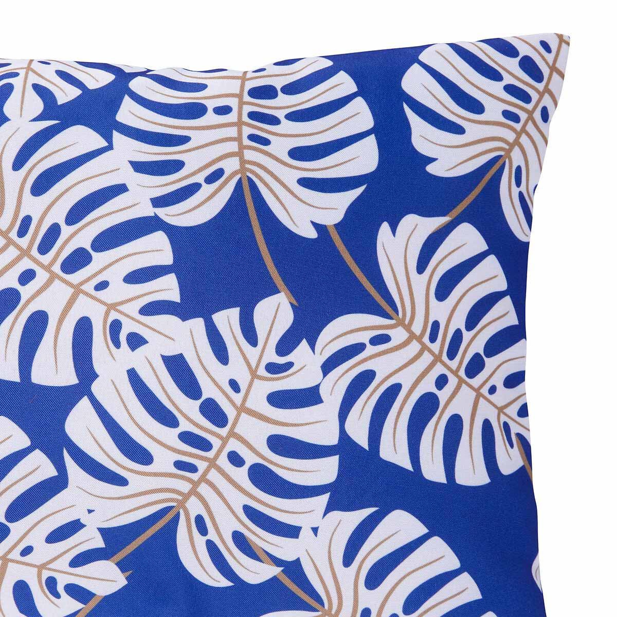 Voir la diapositive 3 : ATMOSPHERA Housse de coussin extérieur  falla  30x50cm bleu indigo