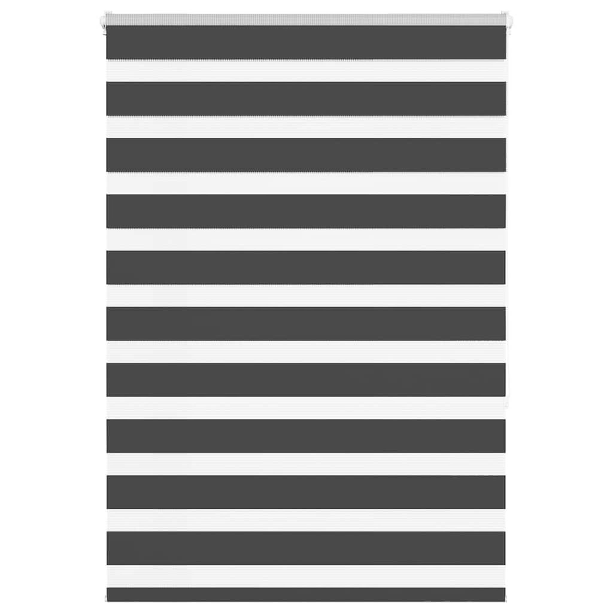 VIDAXL Store zebre noir 115x150 cm largeur du tissu 110,9 cm polyester