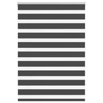 VIDAXL Store zebre noir 115x150 cm largeur du tissu 110,9 cm polyester