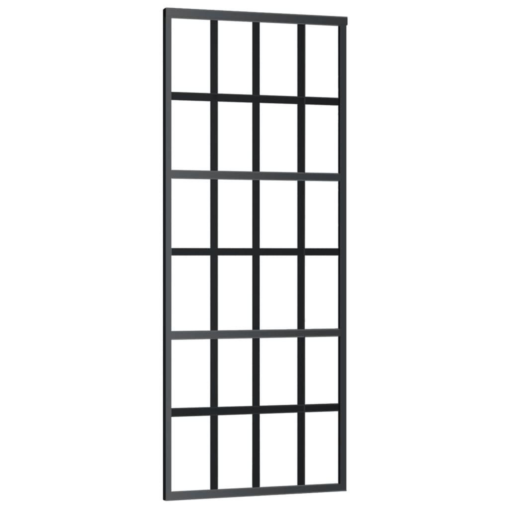 Voir la diapositive 3 : VIDAXL Porte coulissante et quincaillerie Verre ESG/Aluminium 76x205cm