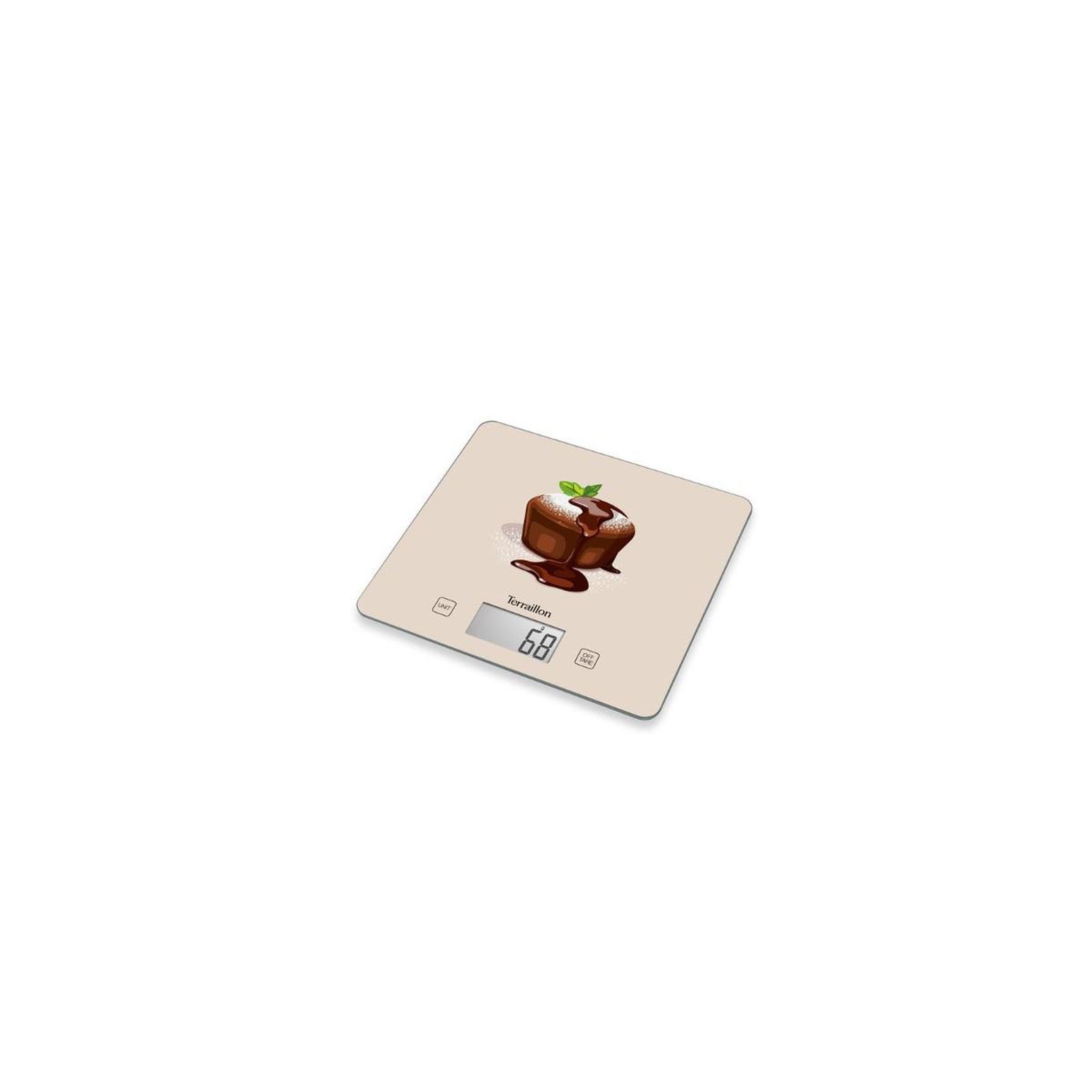 Voir la diapositive 2 : Terraillon Balance de cuisine électronique 3kg 1g beige - t1040fondant
