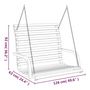Voir la diapositive 6 : VIDAXL Balancelle Bois courbe avec finition en teck 126x63x92 cm