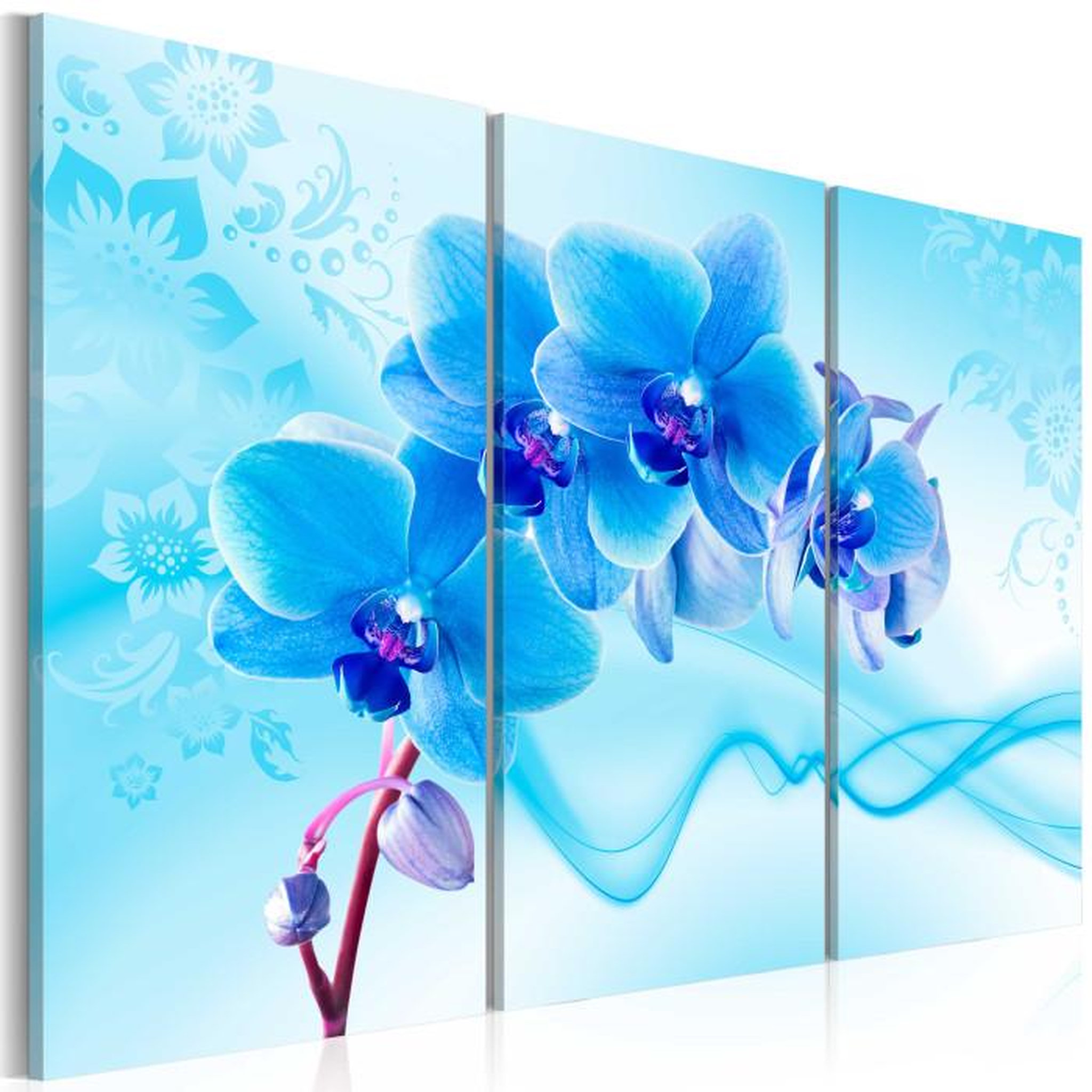 Paris Prix Tableau Imprimé  Ethereal Orchid Blue. Coloris disponibles : Multicolore