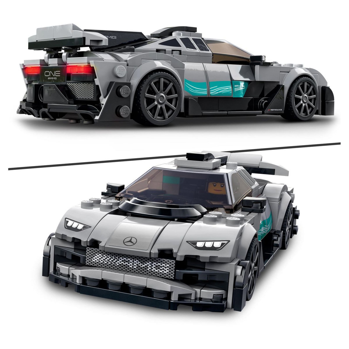 LEGO Speed Champions 76909 Mercedes-AMG F1 W12 et Project One, Jouets Voitures de Sport