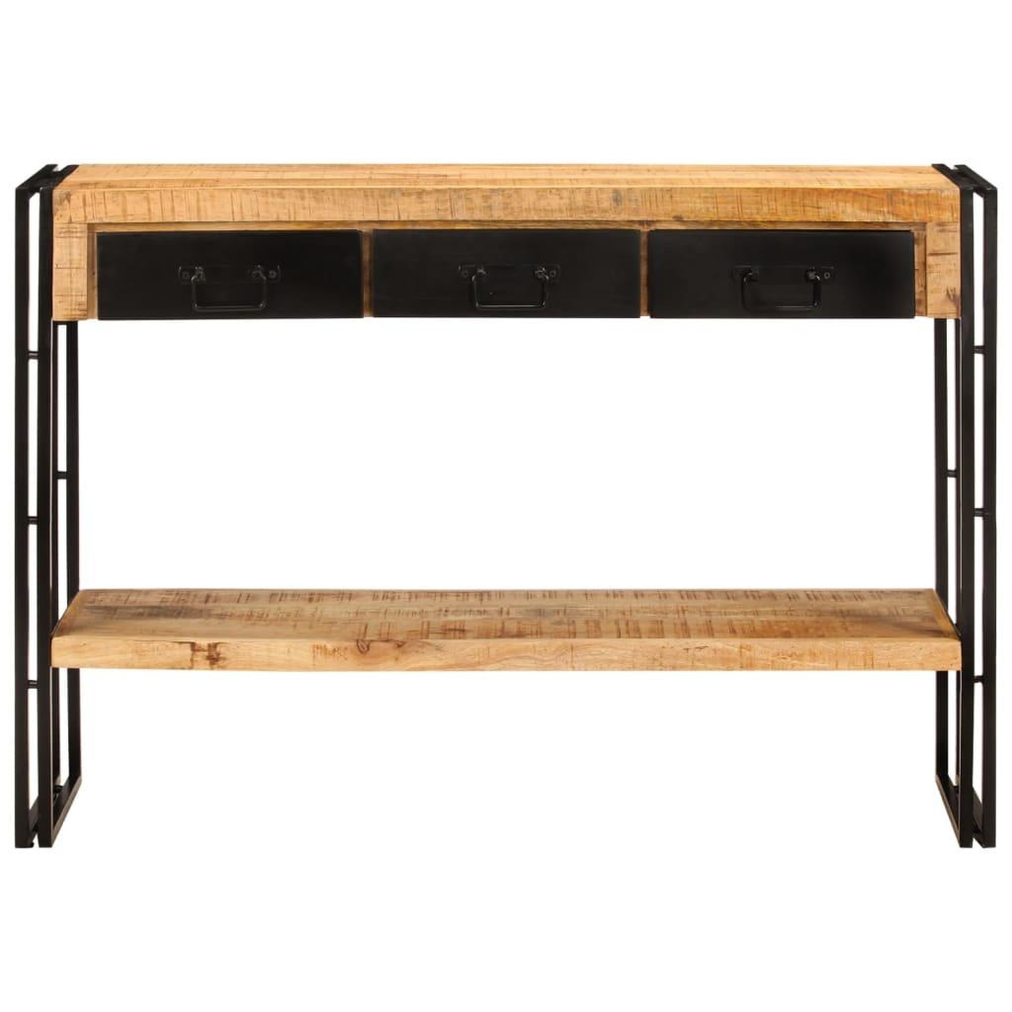 Voir la diapositive 2 : VIDAXL Table console 110x30x76 cm Bois de manguier solide